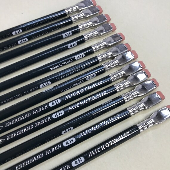 Eberhard Faber Microtomic 603 4H: One Dozen Vintage Pencil