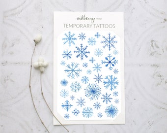 Schneeflocke Tattoos Etsy