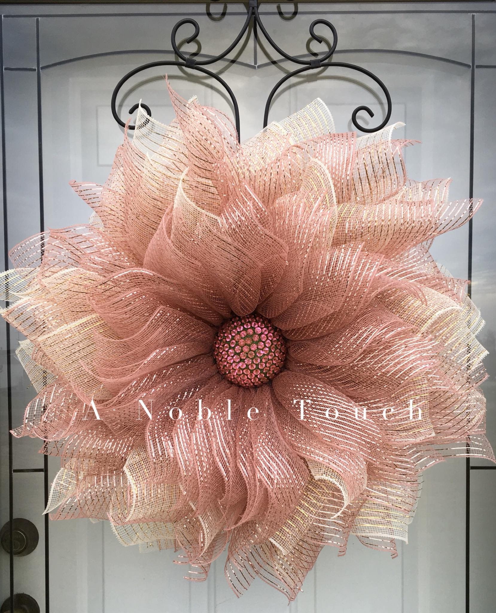 Rose Gold Flower Pattern by A Noble Touch, DIY, Instructional, Pattern