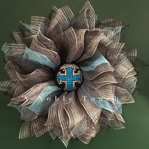 Pattern for Western Bling 2 Flower Pattern, Wreath Pattern, DIY, How to, Instructional pattern, by A Noble Touch