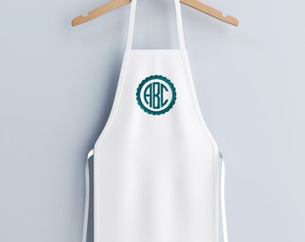 monogram cooking aprons