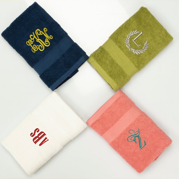 Turkish Cotton Personalized Towels, Custom Towels, Bath Towels, Hand Towels, Monogrammed Towels, Guest Towel, Personalized Towel