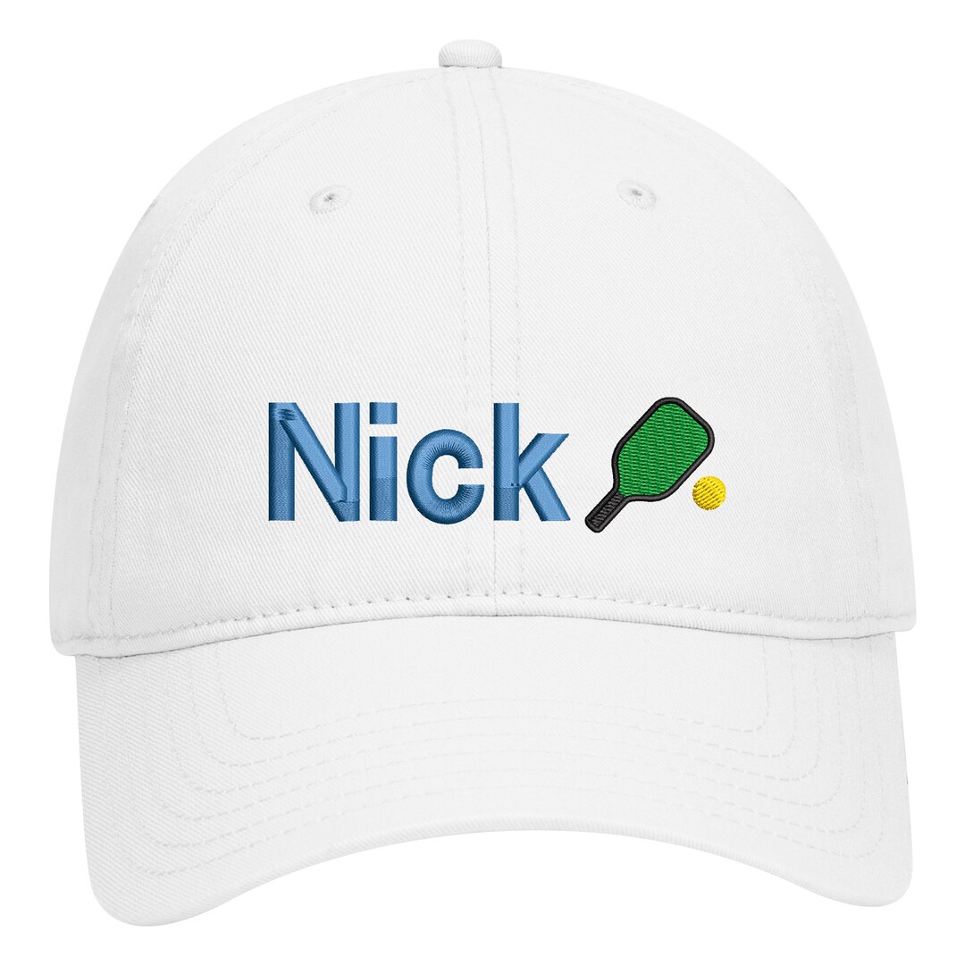 Personalize Pickleball Hat, Embroidered Pickleball Hat, 6 Panel