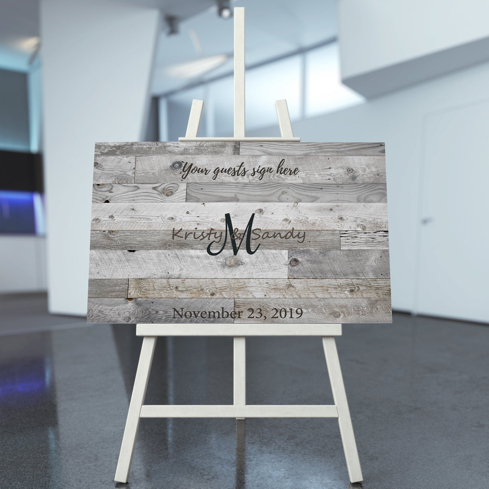 Wedding Canvas Guest Book Guest Book Alternative Canvas Etsy