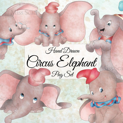 Cute Baby Circus Elephant Clipart Sethand Drawn 8 Transparent - Etsy Denmark Cute Baby Circus Elephant Clipart Sethand Drawn 8 Transparent - Etsy Denmark