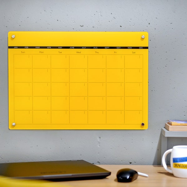 Dry Erase Calendar Etsy