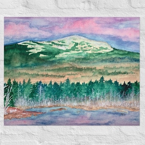Mt Monadnock, New Hampshire - Aquarell Kunstdruck