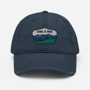 Fai un&#39;escursione Franconia Ridge NH Distressed Dad Hat