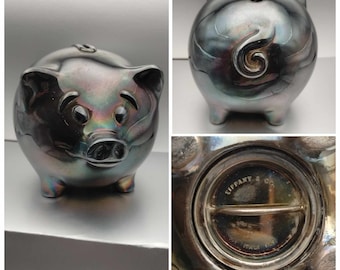 RARE Vintage Tiffany & Co. Sterling Silver Piggy Bank