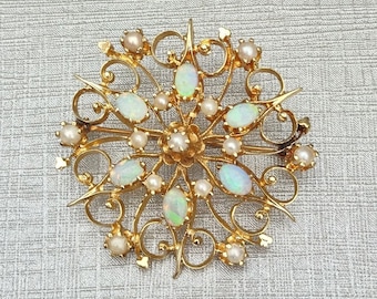 Victorian 18ct Gold Bar Brooch with a Heart Shaped Opal with Diamond a – Parkin and Gerrish