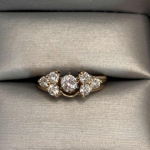 14kt Yellow Gold 1 CTW Solitaire Engagement Ring and Enhancer Size 8