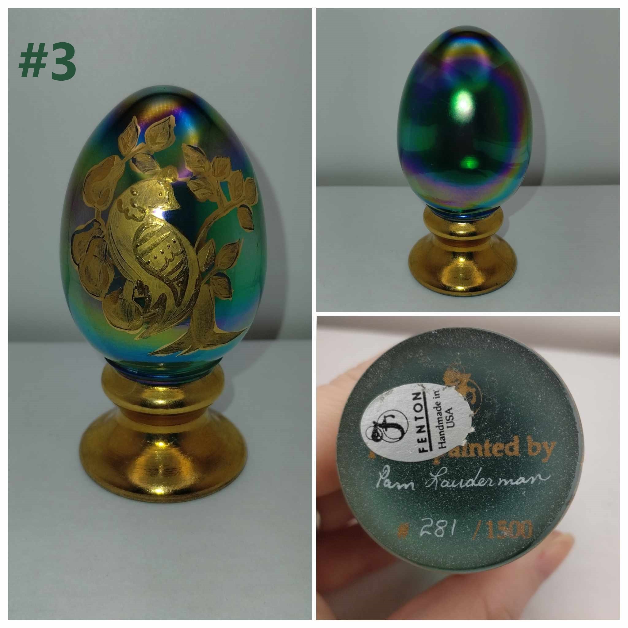 Fenton Art Glass Hand-painted Egg - Etsy