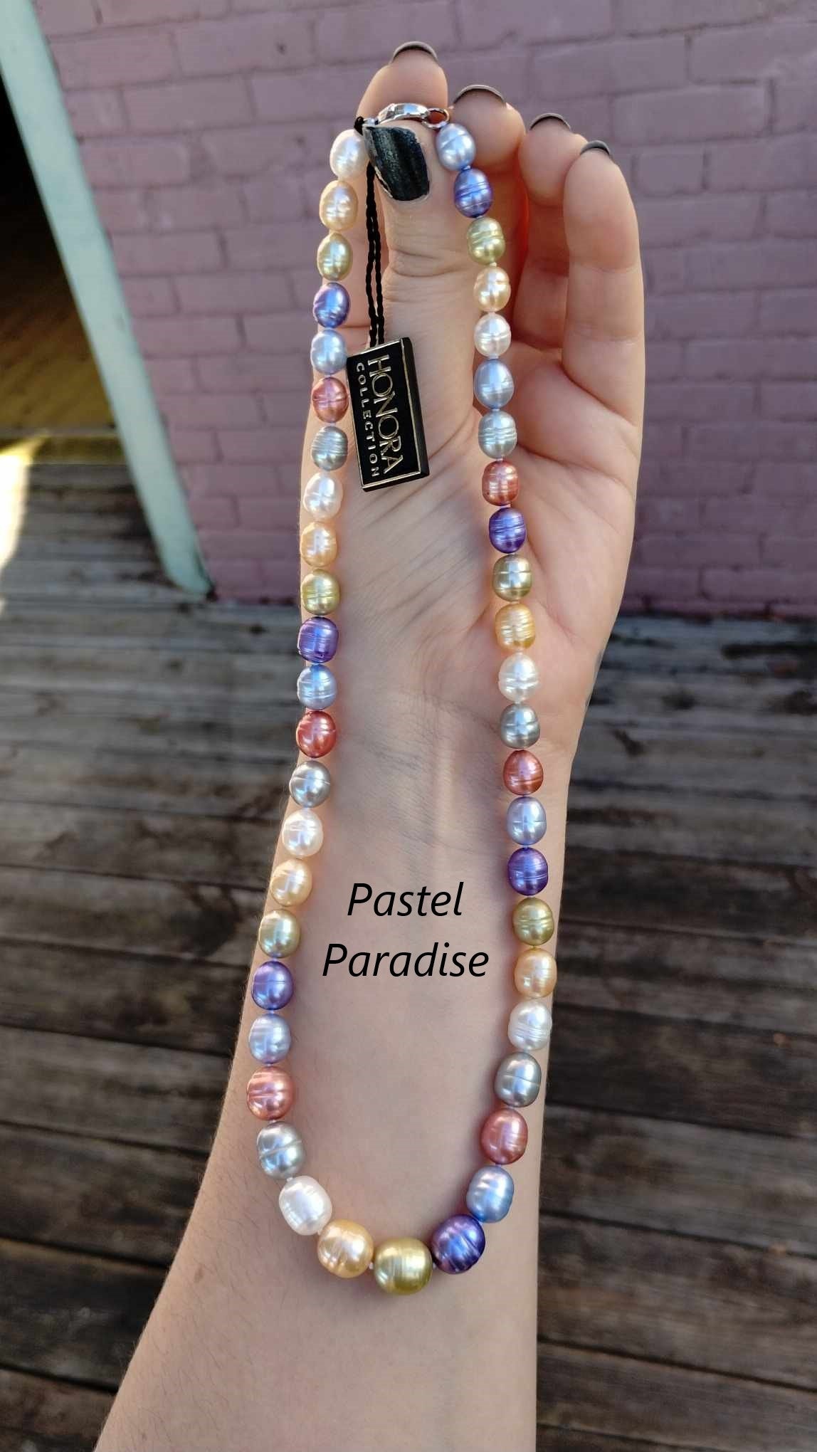 Tan Dyed Freshwater Cultured Freshwater Pearl Stretch Bracelet Tan Dyed Freshwater Cultured Freshwater Pearl Stretch Bracelet