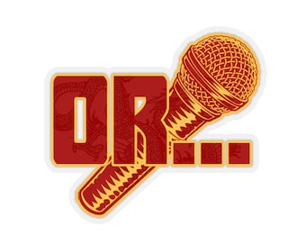 Shang Chi OR Microphone Sticker | Marvel Laptop Decal