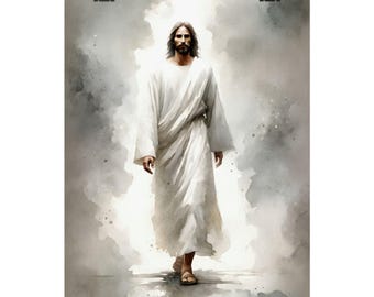 He Is Risen | Jesus Christ |  Religious Poster Print