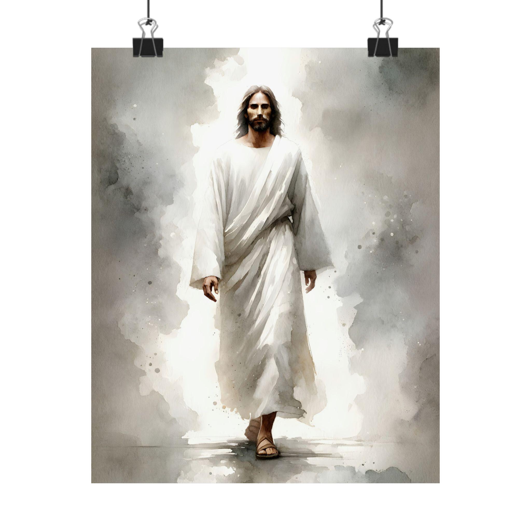 Jesus He Has Rison He is Risen | Jesus Christ | Religious Poster Print - Etsy