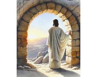 Sunrise | Jesus Christ | Resurrection Watercolor Fine Art Print