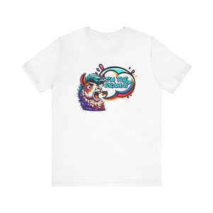 Drama Llama T-Shirt - Colorful Cartoon Llama Tee for Men & Women - Funny Animal Shirt, Quirky Llama Lover Gift, Unique Graphic Tee