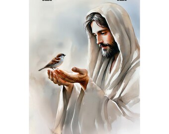 Don't Be Afraid | Jesus Christ |  Religious Poster Print