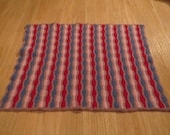 Baby blanket-made Hand-wavy pattern-Baby blanket-handmade