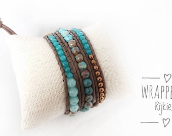Best of turquoise wrap bracelet