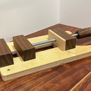 Woodworking Vise Plans | INSTANT DOWNLOAD | Vise for Drilling | DIY Wood Clamps | Vise for Carving | Wood Vise Plans | Drill Press Vise