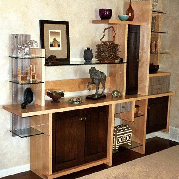 INTERSECT:  Wall Unit with beauty and storage - woodworking plans - furniture plans