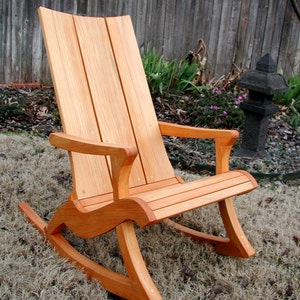 Kids Rocking Chair Plans | Woodworking Plans | DIY Adirondack Chair Plans | Kids Patio Chair | Rocking Adirondack Chair | Porch Chair