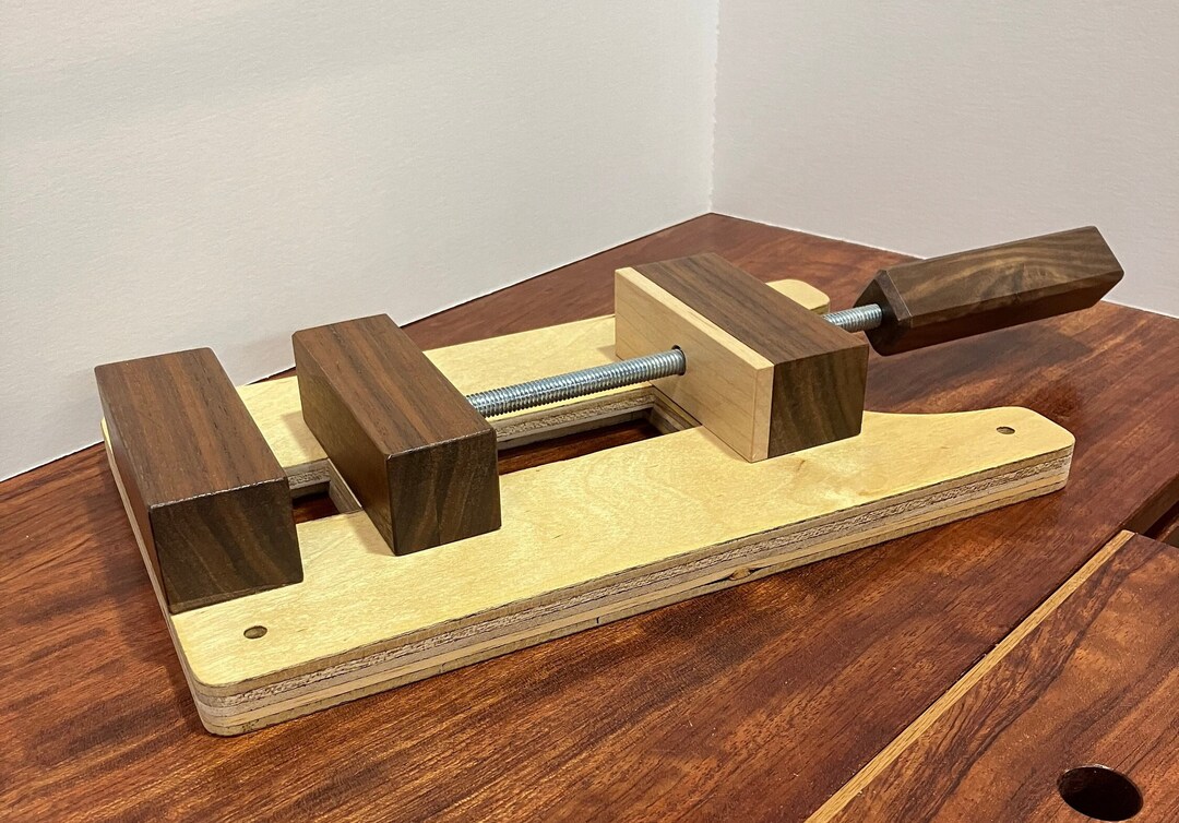 Woodworking Vise Plans INSTANT DOWNLOAD Vise for Drilling DIY Wood