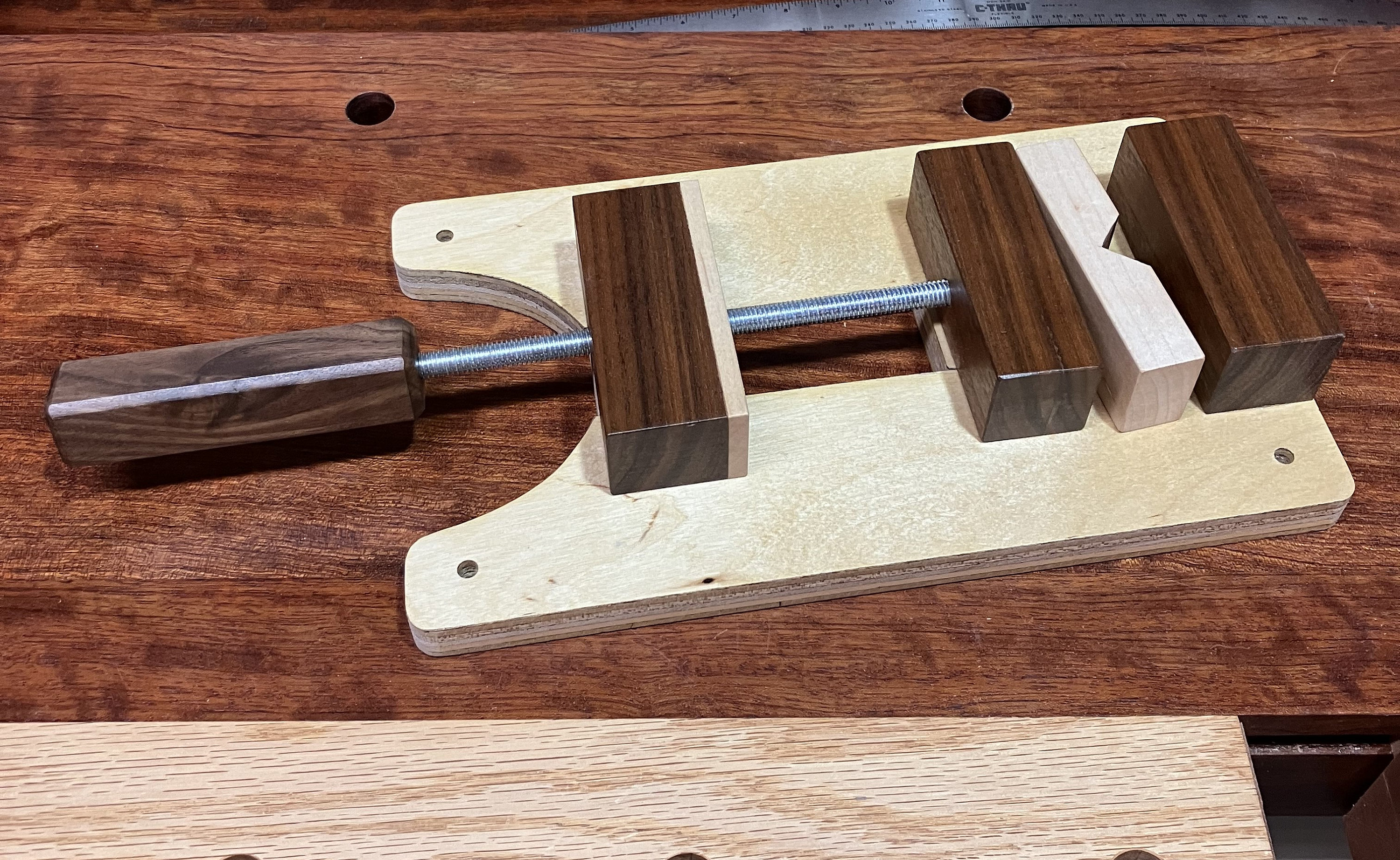 Woodworking Vise Plans INSTANT DOWNLOAD Vise for Drilling DIY Wood