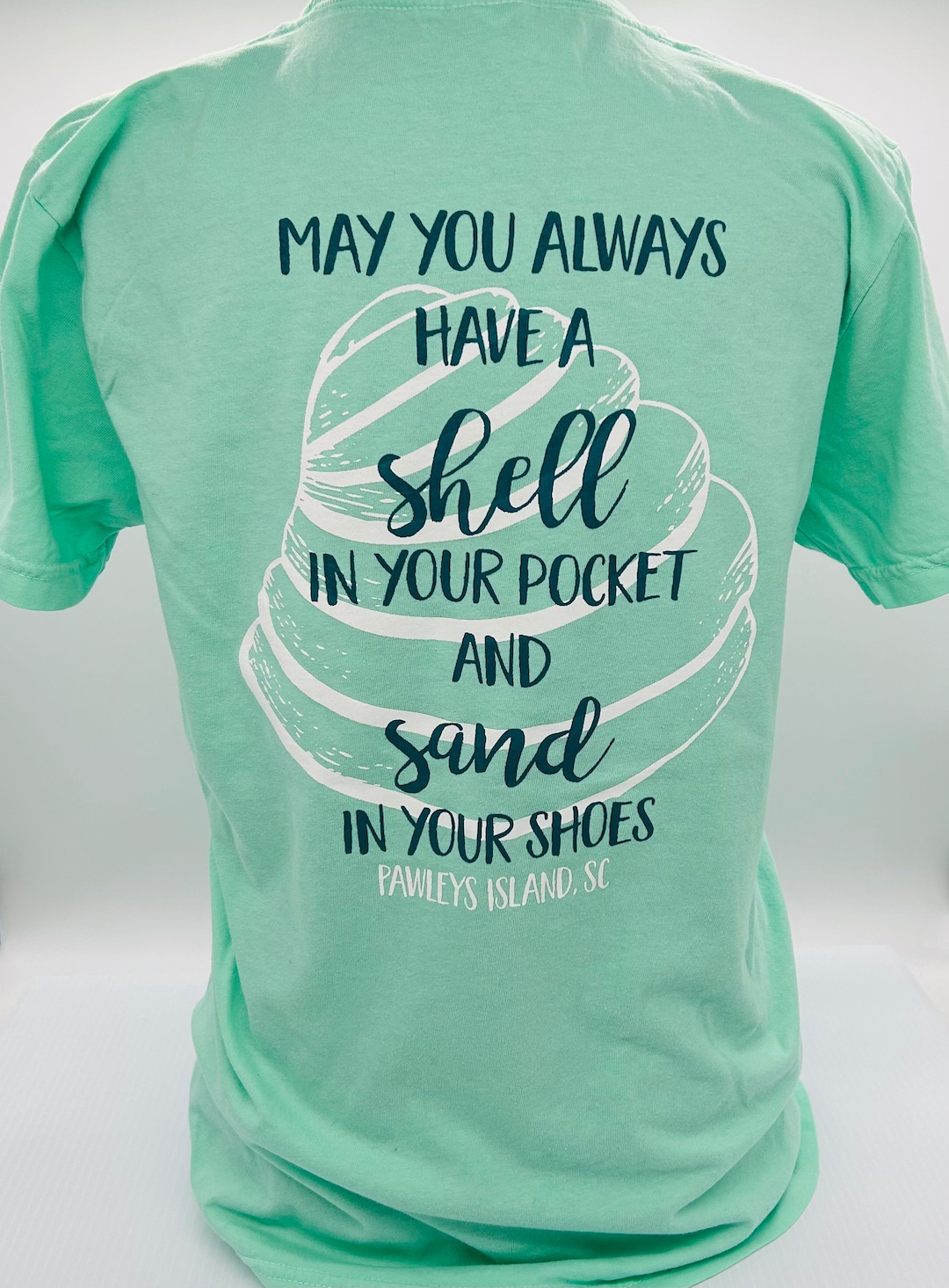 Pawleys Island Shell, Short Sleeved Tshirt, Screen Printed, Comfort