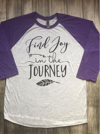 purple baseball tee women's