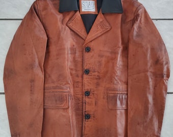 Real Leather Jacket Inspired by RDR2 Arthur Morgan Gunslinger (Hot Video Game Style) NEW made to order by Suzahdi since 2012