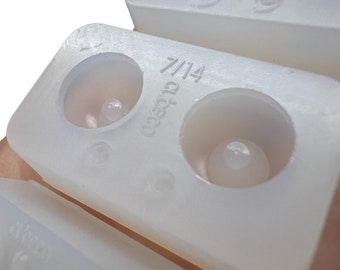 Resin Eye Maker Formenkollektion! Ermäßigt! 14mm Harz-BJD-Augenherstellung, 4 Formen im Lieferumfang enthalten! Unterschiedliche Irisgrößen in 5 mm, 6 mm, 7 mm und 8 mm.
