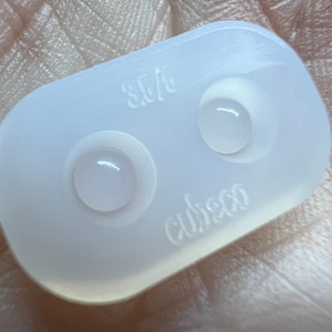 NIEUW! Siliconen oogbasis 5 mm/3,5 mm iris: concave iris: ogen maken in fantasiestijl