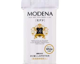 WHITE Modena Air Dry Polymer Clay Padico Japanese High Quality Air Dry Clay Large 250g pack