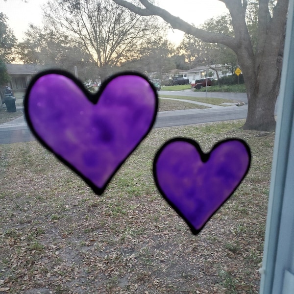 Gallery Glass Window Clings Heart