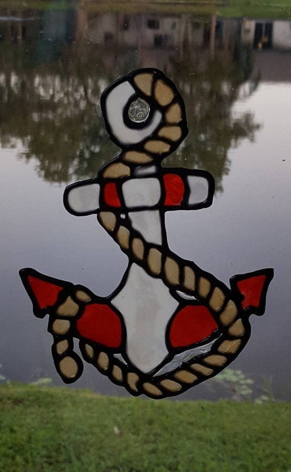 Gallery Glass Window Clings Anchor - Etsy