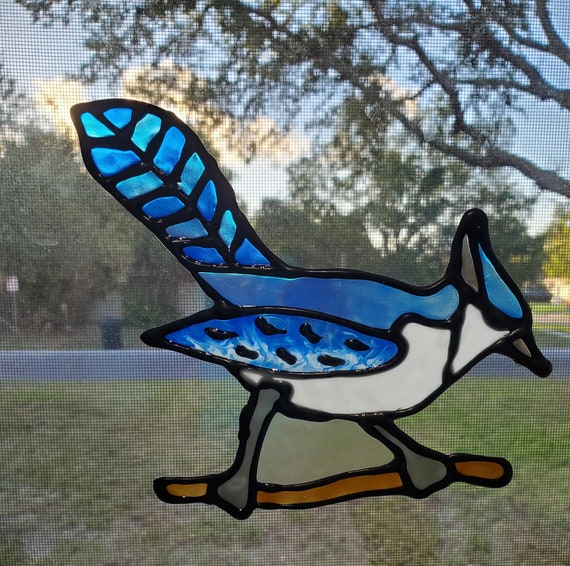 Gallery Glass Window Clings Blue Jay 