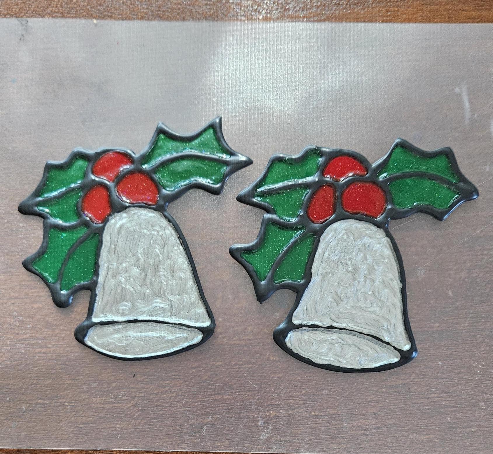 Gallery Glass Window Cling Christmas, Bells