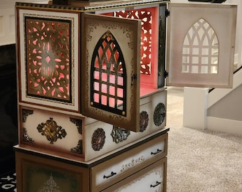 Custom Wooden Puja Mandir | Handmade Home Temple