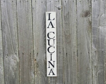 Rustic Vertical Kitchen Sign - Etsy