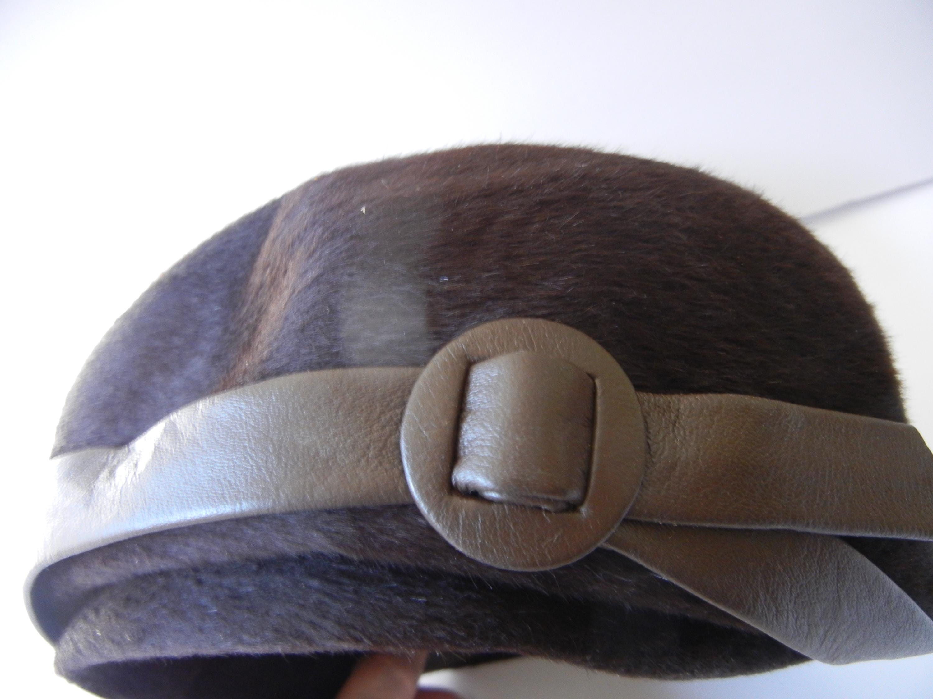 Vintage 1960s Jan Leslie Custom Design Hat by Helios, Made 