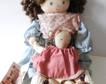 Jan Shackelford Ooak Handmade Soft Sculpture Doll. Rare and