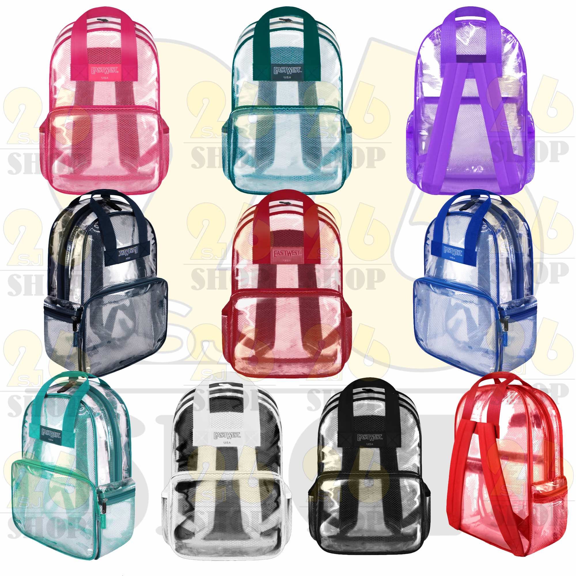 Plastic Clear Backpack Etsy