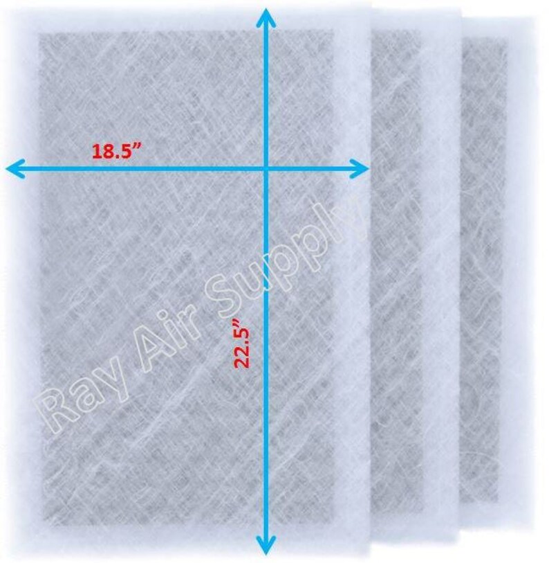 Rayair Supply 20x25 Solaceair Air Cleaner Replacement Filter Media Pads