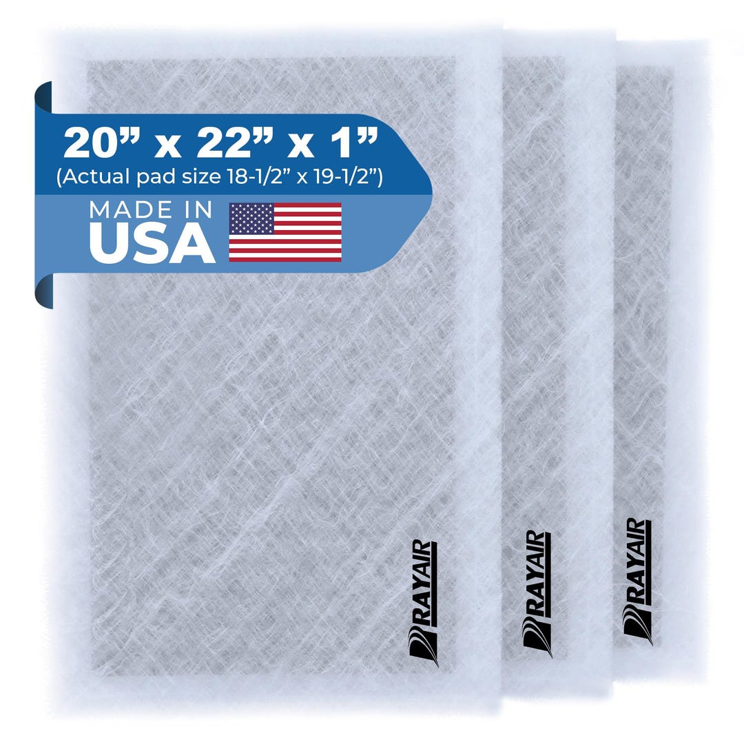 RAYAIR SUPPLY 20x22 Replacement Filter Pads Compatible With Pristine ...