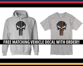 punisher police hoodie