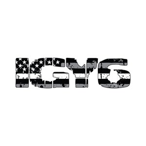Thin White Line EMT I Got Your 6 Car Decal.  Vinyl Decal.  EMS Sticker.  Paramedic Decal. IGY6