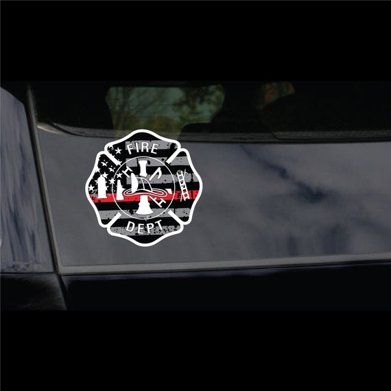 Reflective Mexican Flag Maltese Decal – First Responder Decal Co.